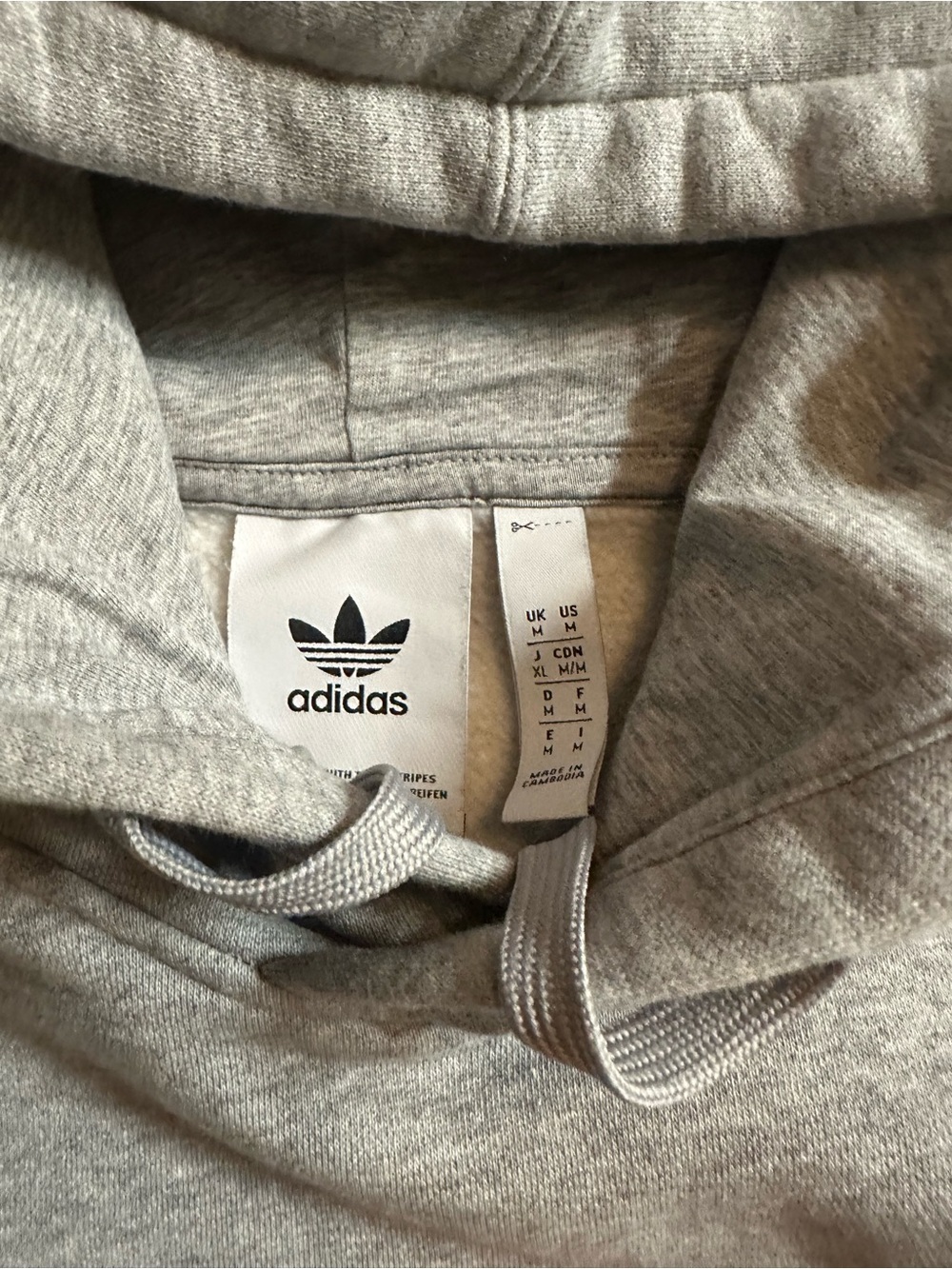 Adidas Originals Grey Hoodie MMXXIV 2024 Size M (IX6770) – Perfect Condition - Picture 4 of 6